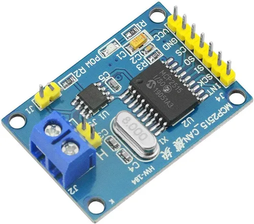 Miniatura 2 de 5 unids MCP2515 CAN Módulo de bus TJA1050 receptor SPI Módulo DC 5V convertidor de fuente de alimentación