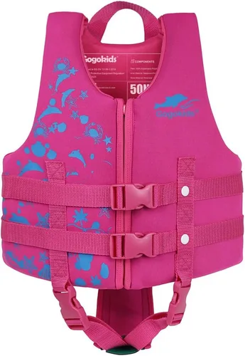 Gogokids Chaleco de natación para niños, flotadores para bebés – Chaleco de flotabilidad para niños y niñas para piscina y playa, para niños de 2 a
