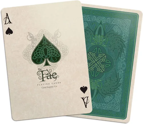 Miniatura 5 de Gent Supply - Juego de cartas Bicycle Creatures of The FAE, color verde