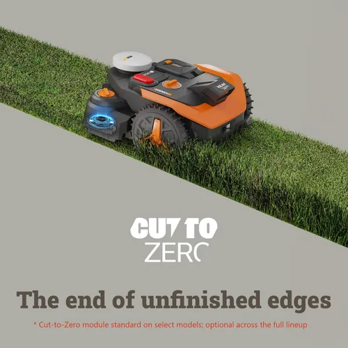Miniatura 2 de WORX Landroid Vision Cloud Robot cortacésped, sin alambre perimetral, robot cortacésped para 1/4 acre, evitar obstáculos con IA y navegación