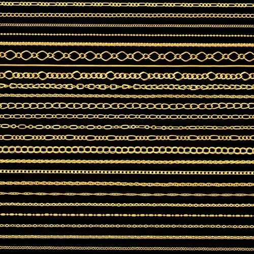 Blulu - 24 piezas de collar de cadena chapado en plata u oro para suministros de fabricación de joyas y manualidades, 20 pulg., Plata Dorado