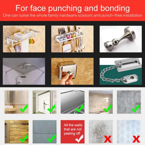 Miniatura 2 de Katutude Pegamento multifunción invisible sin clavos, 2 piezas de pegamento blanco multiusos de resina – secado rápido, impermeable, fuerte adhesivo