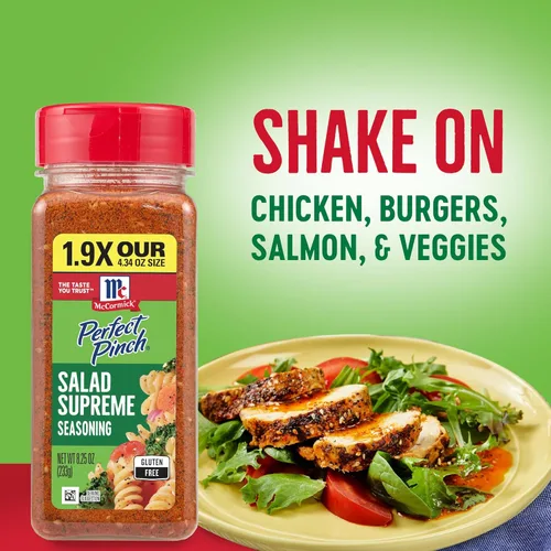 Miniatura 13 de McCormick Perfect Pinch Salad Supreme Seasoning, 8.25 onzas (paquete de 6)