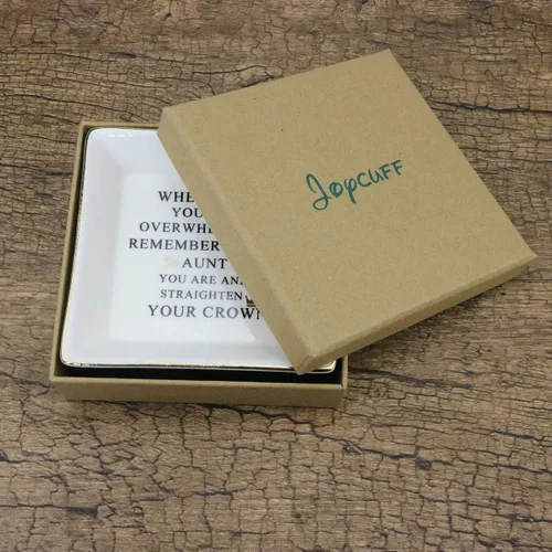 Miniatura 6 de JoycuFF Regalos de amistad para mujeres, regalos para mujeres, cumpleaños, Navidad, amigos, bandeja decorativa para anillos, bandeja de joyería