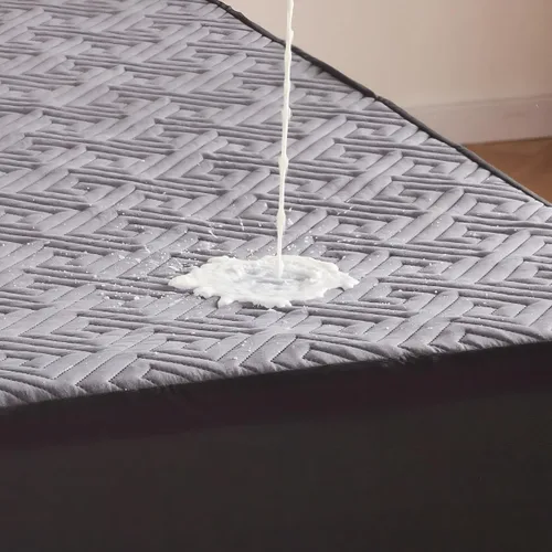 Miniatura 4 de BDEUS Protector de colchón impermeable tamaño Queen con correas, funda de cama silenciosa con bolsillo profundo ajustable de hasta 18 pulgadas