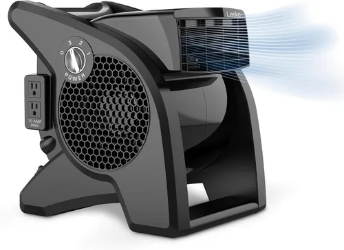 Miniatura 8 de Lasko Ventilador de torre oscilante de alta velocidad con pivote de 42