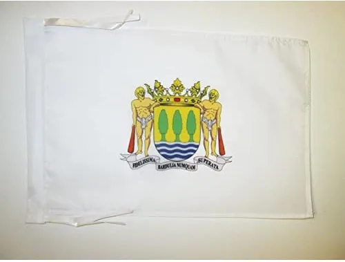 Miniatura 452 de Bandera de México AZ FLAG, 45.7 x 30.5 cm, con cordones - Pequeñas banderas mexicanas de 30 x 45 cm - Bandera de 45.7 x 30.5 cm