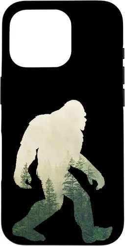 Miniatura 20 de iPhone 12 Pro Max Bigfoot figura Sasquatch Yeti Nature doble caso de exposición