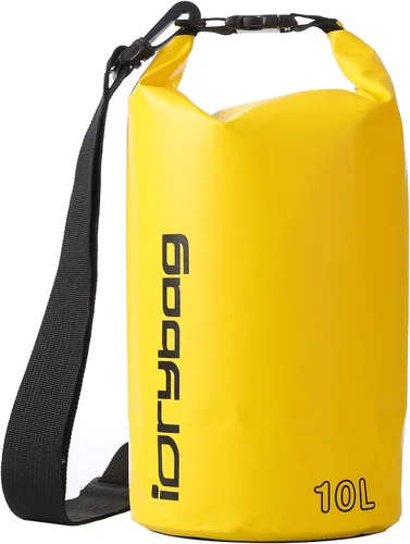 Miniatura 14 de IDRYBAG Bolsa seca para kayak impermeable 2L/5L/10L/15L/20L, pequeña bolsa impermeable para navegación