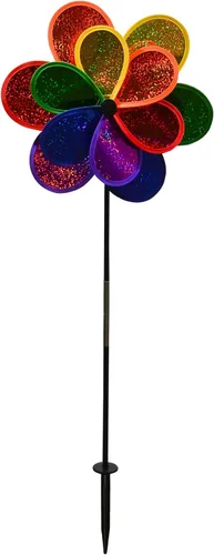 Miniatura 13 de In the Breeze Girador doble iridiscente de flores 2665 -13.5 pulgadas