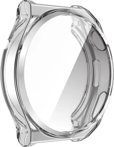 Miniatura 6 de FitTurn Funda protectora de 1.693 in y 1.811 in para Huawei Watch GT3 Pro, protector de pantalla general ultrafina TPU HD transparente