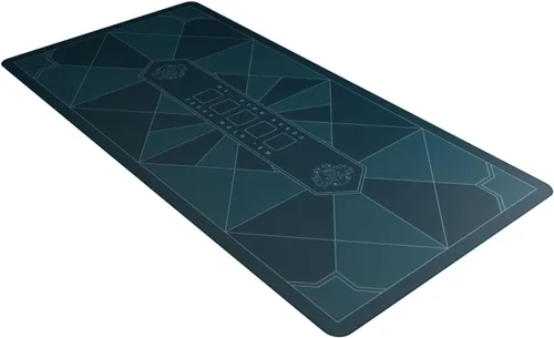 Miniatura 10 de Bullets Playing Cards - Paulie-Poker Layout - Tapete de mesa 45" x 25" - Alfombra de juego de lujo para noche de casino - Verde Multicolor