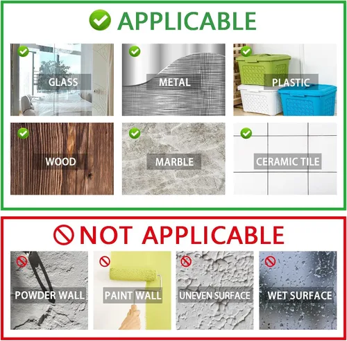 Miniatura 5 de PMMASTO Ganchos adhesivos, ganchos adhesivos de acero inoxidable negro mate para colgar, ganchos autoadhesivos de pared de ducha, ganchos