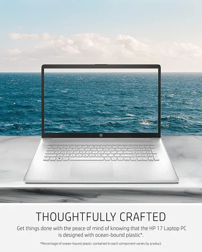 Miniatura 5 de HP Pavilion Laptop de 17.3 pulgadas, pantalla táctil HD+ de bisel estrecho, procesador AMD Ryzen 5 5500U (Beats i7-1185G7), gráficos AMD Radeon