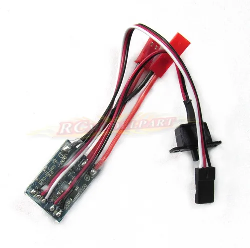 Miniatura 2 de Controlador de velocidad del motor cepillado Rc ESC 10a para barco de coche RC sin freno