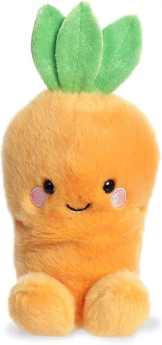 Aurora® Adorable animal de peluche Palm Pals™ Cheerful Carrot™, divertido peluche coleccionable para niños y adultos, perfecto para decorar