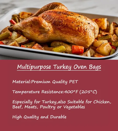 Miniatura 3 de 10 bolsas para horno tamaño de pavo Bolsa grande para asar pavo en el horno para el día de Acción de Gracias (1)