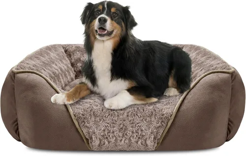 Miniatura 26 de INVENHO Cama XXL para perros grandes, medianos y pequeños, cama rectangular lavable para perro, cama ortopédica para perros, cama suave y relajante