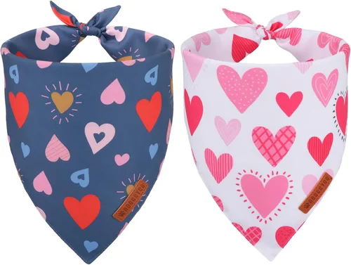 Miniatura 17 de ADOGGYGO Bandana de Navidad para perros, bufanda para mascotas, babero, pañuelo, tela premium duradera, varios tamaños disponibles, disfraces