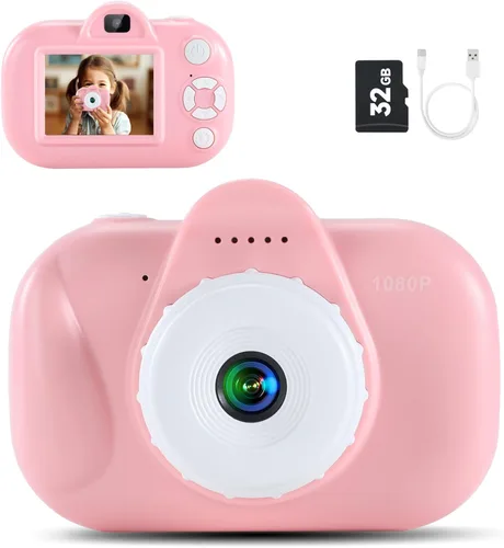 Miniatura 15 de Cámara para Niños Juguetes para Niños Pequeños para Niñas y Niños de 3-12 Años, Cámara de Video Digital para Niños, Regalos de Juguetes de Navidad