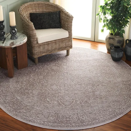 Miniatura 96 de SAFAVIEH Alfombra 10x14 - Colección Reflection - Grande - Beige y Crema, Sin Desprendimiento y Fácil Limpieza, Ideal para Sala de Estar, Dormitorio