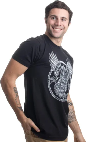 Miniatura 4 de Odin Camiseta de Thor nórdico de la mitología nórdica de Dios Valkyrie Valhalla Viking Raven