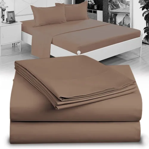 Miniatura 8 de Juego de Sábanas Twin - Sábanas de Cama Twin de Microfibra Ultra-Suave 1800 - Doble Cepillado - Bolsillos Profundos - Ajuste Fácil - Sin Arrugas