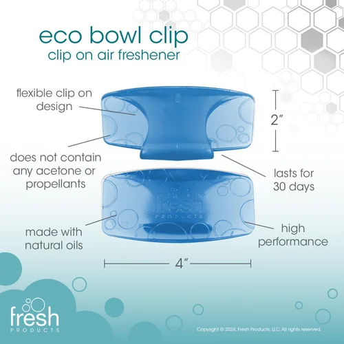 Miniatura 6 de Fresh Products FRS EBC72 CBLBX Eco-Fresh - Pinza para tazón, flor de algodón, color azul (paquete de 12)