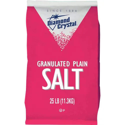 Diamond Crystal Sal Granulada de Diamante Simple 25 lbs
