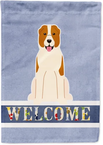 Miniatura 221 de Caroline's Treasures BB5622GF Airedale - Bandera de bienvenida para jardín, bandera decorativa para patio, exteriores, patio, parterres