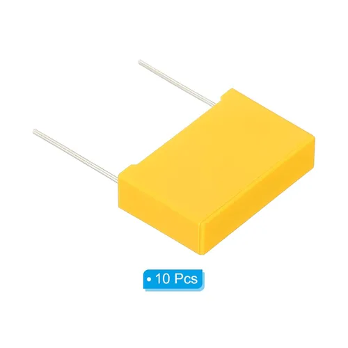 Miniatura 3 de PATIKIL Condensadores de seguridad, paquete de 10 unidades de 0.47uF AC 310V 0.886 in Pin Pitch 1.063x0.669x0.276 in polipropileno Film Capacitor