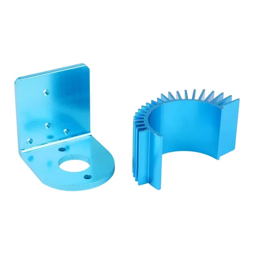 Miniatura 4 de Disipador de calor RC de aluminio con ventilador de enfriamiento de 5 V 3650 3660 540 550 tamaño del motor disipador de calor y asiento de motor