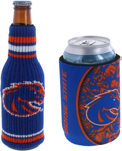 Miniatura 36 de College Team Color Logo Can & Bottle Holder Insulator Beverage Cooler Set