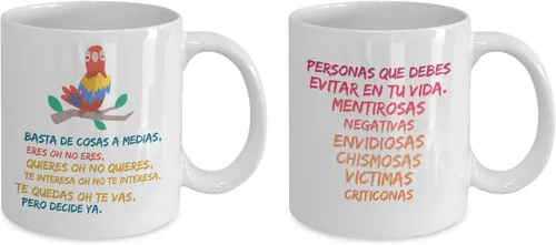Miniatura 2 de Regalo para amigos Taza de cafe para hermana Perfecto regalo para graduados, profesionales y estudiantes Vaso con afirmaciones positivas