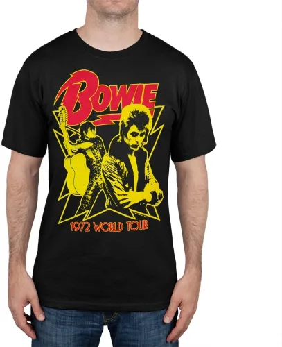 Miniatura 2 de David Bowie 1972 World Tour - Camiseta suave para adultos