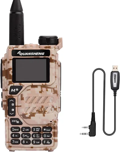 Miniatura 12 de Walkie Talkie UV-K5 5W Dual Band UHF VHF USB-C Cargador Radio bidireccional DTMF FM Scrambler NOAA Frecuencia inalámbrica Copia Jamón Radio de mano