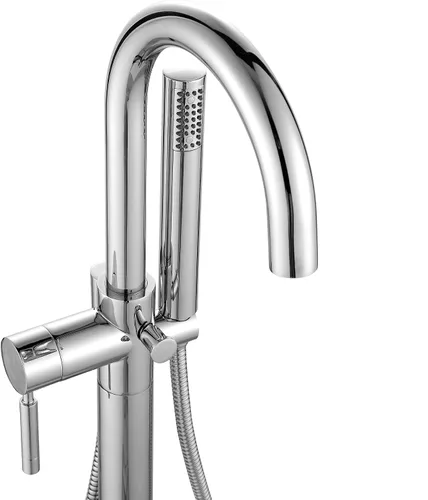 Miniatura 13 de Ove Decors Athena - Grifo de bañera independiente con 1 mango, cromado, con ducha de mano