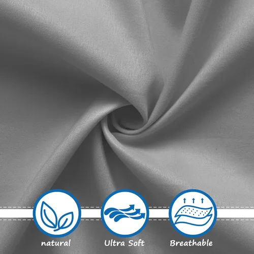 Miniatura 5 de Sábanas de cuna para niño y niña, paquete de 2 sábanas para cuna estándar y colchón de cama infantil, sábana bajera ajustable transpirable y suave