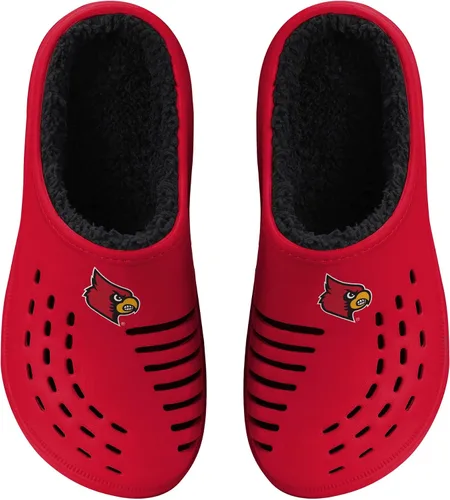 Miniatura 8 de FOCO Men's NCAA Sherpa Lined Big Logo Clog