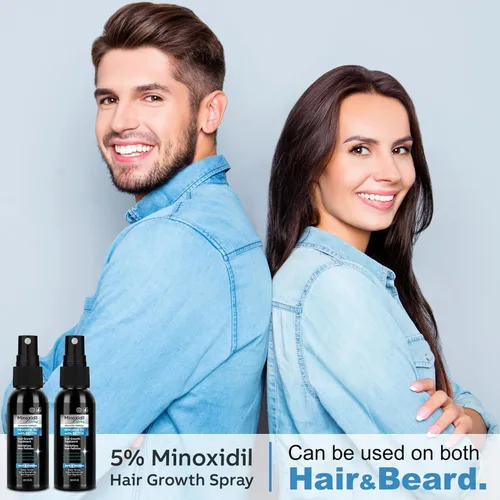 Miniatura 7 de FUZYAT 5% Spray de Minoxidil para Hombres y Mujeres, Minoxidil para el Crecimiento del Cabello en Mujeres, Spray de Minoxidil para el Crecimiento
