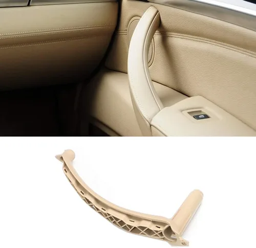 Miniatura 13 de TTCR-II Compatible con 2007-2013 BMW X5 cubierta para manija de puerta X6 2008-2014, 3 piezas de cubierta interior de manija de puerta beige para X5