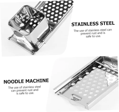 Miniatura 3 de DOITOOL 1 herramienta para hacer espátulas de acero inoxidable con empujador de seguridad, máquina para hacer pasta para la cocina