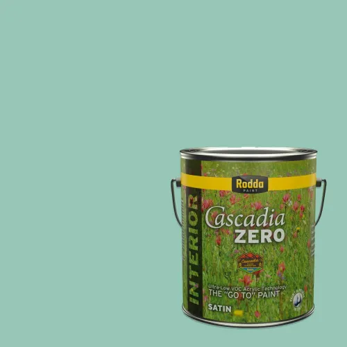 Miniatura 140 de Rodda Paint CASCADIA XL - Pintura satinada exterior e imprimación en uno, 1 galón, hoja de aloe