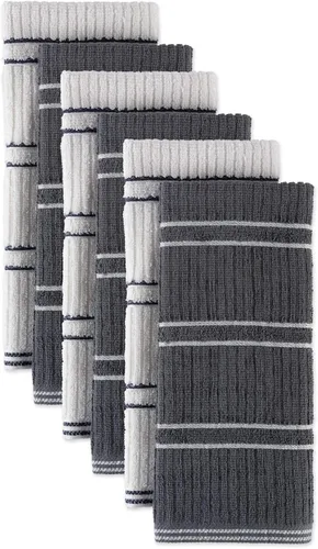Miniatura 20 de 6 toallas absorbentes para cocina J & M Home Fashions Rojo