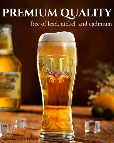 Miniatura 3 de Vaso de cerveza personalizado, regalos personalizados de alcohol para los amantes de la cerveza, cumpleaños único, regalos de Navidad para papá