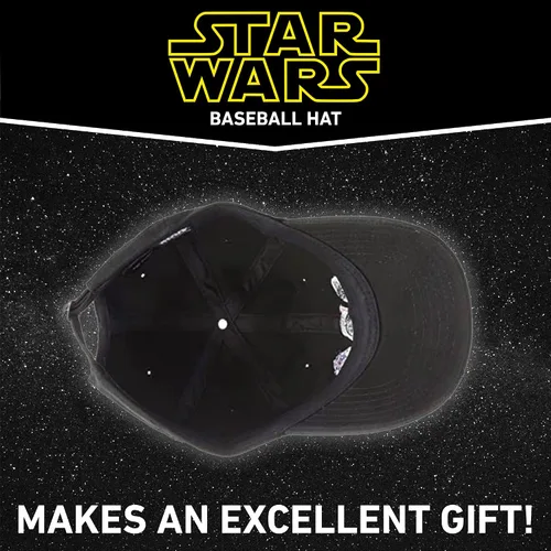 Miniatura 4 de Star Wars - Gorra de béisbol de algodón para adultos, Darth Vader, R2-D2 y Stormtrooper con ala curvada