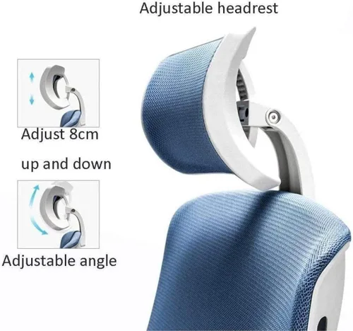 Miniatura 5 de Silla ergonómica para computadora, silla de oficina de ingeniería para el hogar, cómoda silla reclinable para juegos, soporte de cintura (E)
