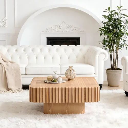 Miniatura 21 de Mesa de Centro con Tapa Elevable Mesas de Centro Cuadradas para Muebles de Sala de Estar Acanalada Pequeña con Gran Centro de Almacenamiento Oculto