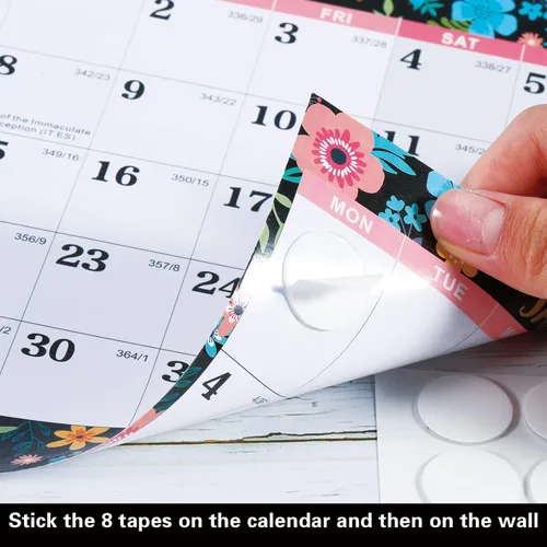 Miniatura 5 de Calendario de borrado en seco 2026-2027, calendario anual de pared 2026-2027 seco, 34.6 x 22.9 pulgadas, julio de 2026 a junio de 2027, calendario