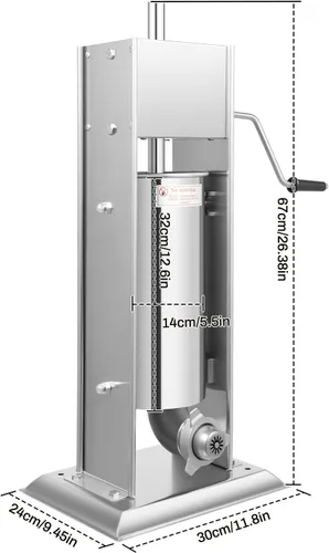 Miniatura 8 de Máquina para hacer churro comercial de acero inoxidable de 5 L, manual de rosquilla española, churrera con 4 boquillas para el hogar, restaurantes